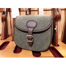 Maremman Green & Brown Leather Cartridge Bag